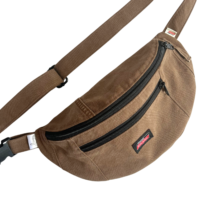Lombi banane upcyclée jean marron