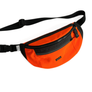 Lombi-banane upcyclée orange fluo